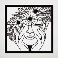 BFrame Woman Flowers