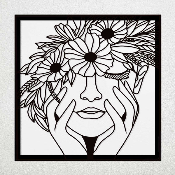 BFrame Woman Flowers