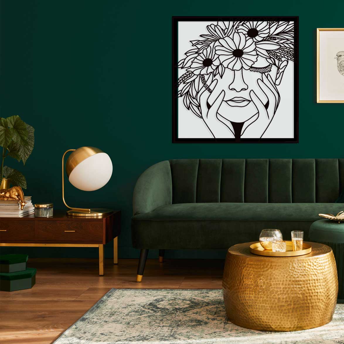 BFrame Woman Flowers